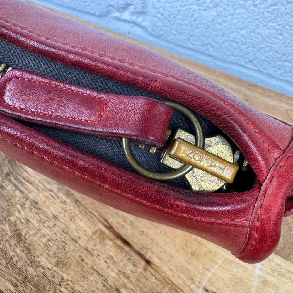 Vintage Coach Zippered Pouch – 1980s Made in NYC - Picture 7 of 14